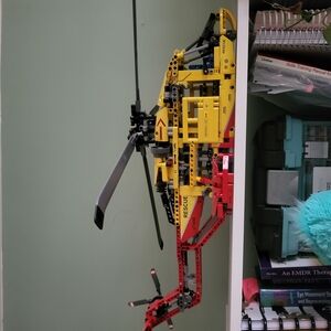 Lego Yellow and Red Rescue Helicopter Building Set. No Box No Orig Manual